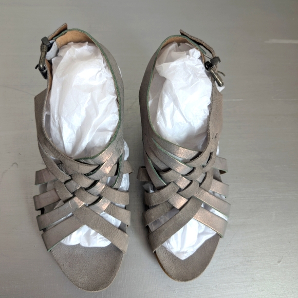 DKODE Women's Strappy Block Heel Sandals - Gray SZ 39 eur - Picture 6 of 15